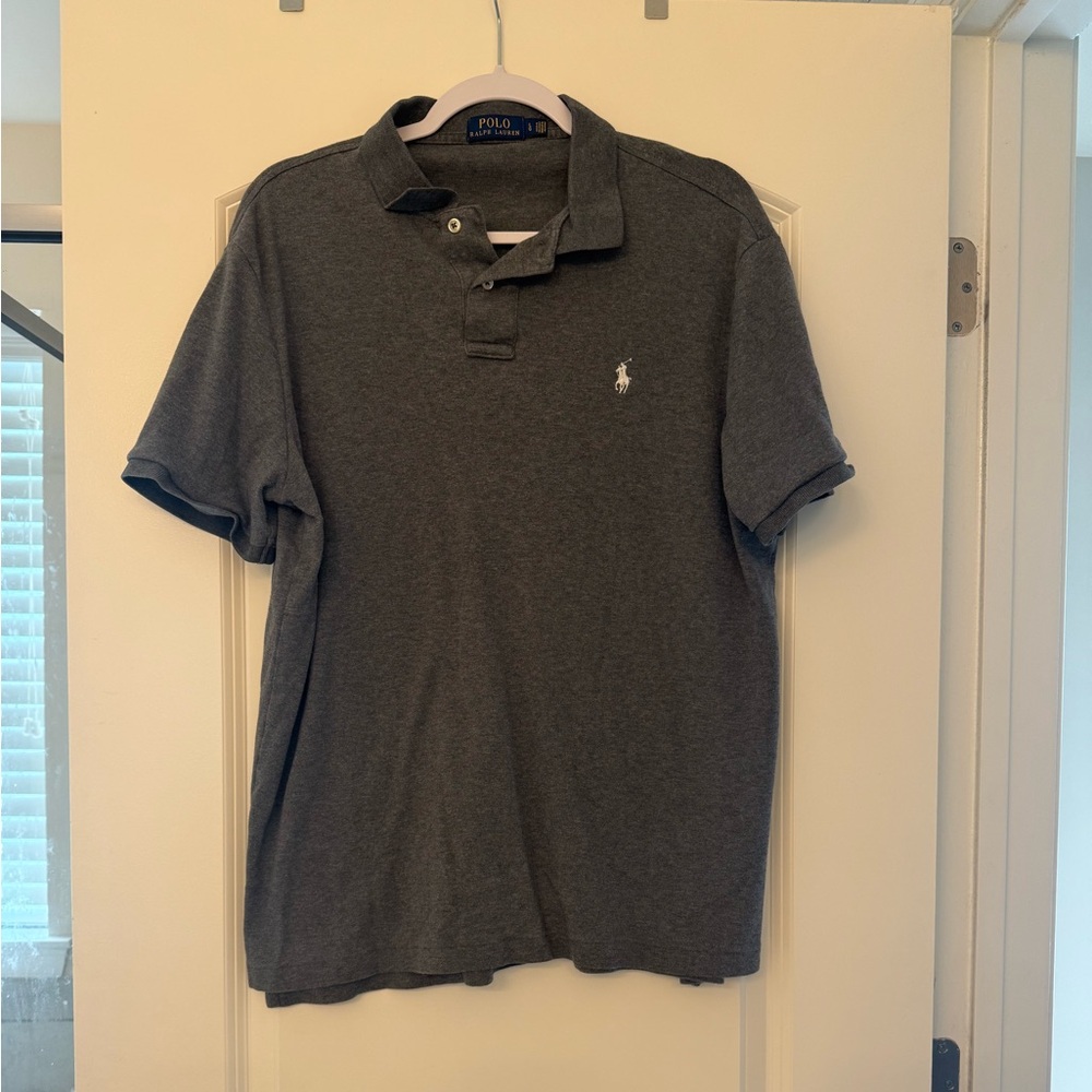 Polo by Ralph Lauren Men's Charcoal Polo Shirt